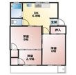 佃マンションＢの間取図