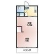 写真:花ノ木アパート 2階Eの間取図