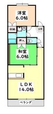 パームタウン今池の間取図