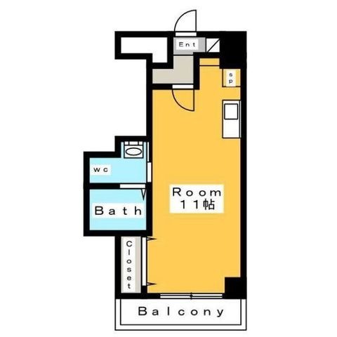 拡大写真:A・CITY三河安城北館 5階503の間取り