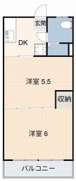 写真:花ノ木アパート 2階Iの間取図