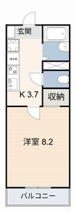 メゾンヴェルテの間取図
