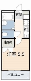 大橋マンションの間取図