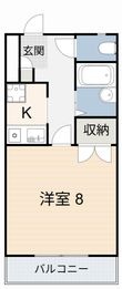 アネックス豊Ⅱの間取図