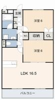 パレロワイヤル石浜の間取図