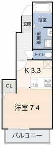 アムールの間取図