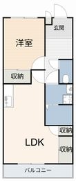 有松ヒルズ Bの間取図