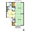 ファミールユタカ Aの間取図