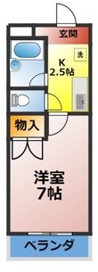ダイヤモンドコートの間取図