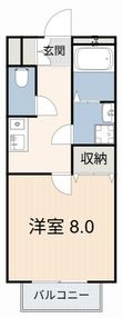 メゾンベルの間取図