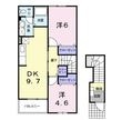シャンテ若草の間取図