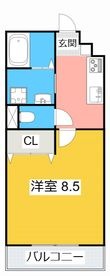 アンプルール リーブル すみれIの間取図