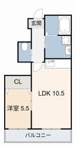 ウエスト加木屋の間取図