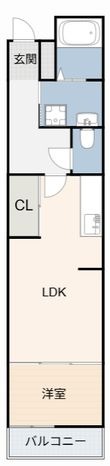 ベリアス ソレイユの間取図