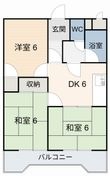 パークテラスの間取図