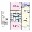 パーシモンⅢの間取図