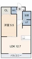 ソレールヤマグチの間取図