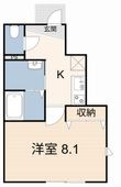 クローバーハイネスの間取図