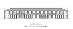 白井市根新築アパート（仮称）の外観写真