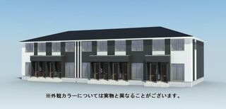 写真:仮)黒田新築アパートの外観