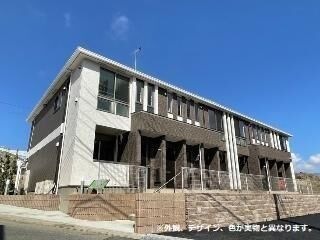 写真:(仮)スターテラスⅡ雀の宮4丁目新築アパートの外観