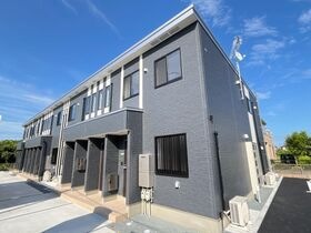 ひたちなか市高場１丁目　アパート新築工事の外観