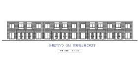 船橋市飯山満町新築アパート（仮称）の外観
