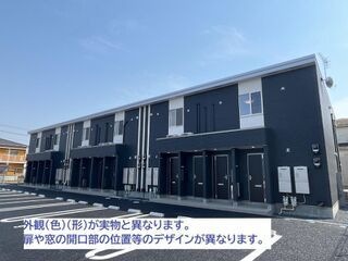 写真:つくば市大角豆新築アパート(仮の外観