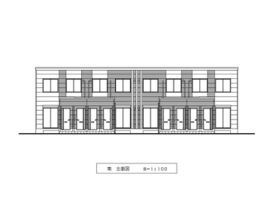 (仮称)海老名市中野1丁目新築アパートの外観