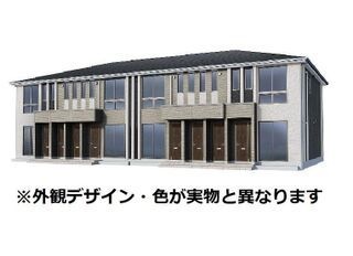 写真:岡崎市六名東町新築アパート(西側) メゾン・ド・ソレイユの外観