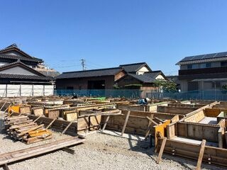 写真：木曽川町黒田字奥屋敷新築アパートの外観