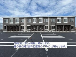 写真:つくば市大曽根新築アパート①の外観