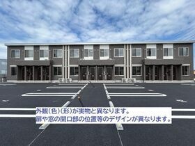 つくば市大曽根新築アパート①の外観