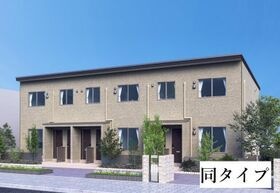 つくば市大曽根新築アパート②の外観
