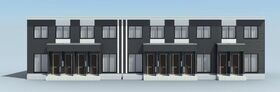 新発田市富塚町2丁目新築アパートの外観