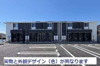 写真:仮)日和田町川坂新築アパートの外観