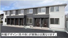 美田園1丁目新築アパート新築工事の外観