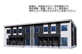 北区今羽町アパート新築工事の外観