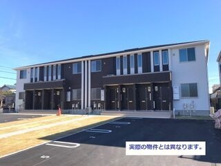 写真:仮)北真舟新築アパートの外観