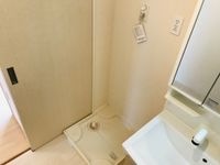 室内の洗濯機置き場