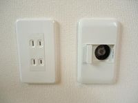 ガスファンヒーター差込口