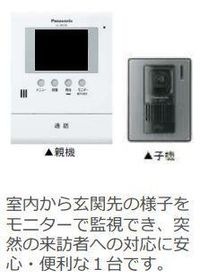 カメラ付インターホン(イメージ)