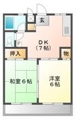 豊中市浜2丁目の間取図