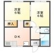 シャトーヤスミマンションの間取図