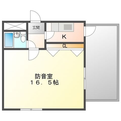 拡大写真：ＴＡＳＫ　ＩＮ　２be１ 4階403の間取り