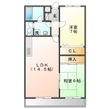 エクセルハイツの間取図