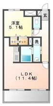 写真：メゾンノーブル4階の間取図
