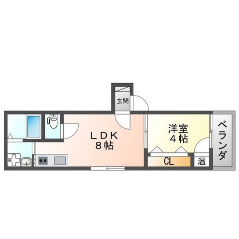 拡大写真:アーバンヴィラ豊中 3階304の間取り