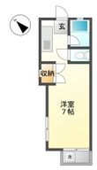 岸本コーポBの間取図