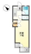 岸本コーポBの間取図